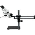United Scope Llc. AmScope SM-5BZ-144S 3.5X-90X Binocular Stereo Microscope on Ball Bearing Stand with 144-LED Light SM-5BZ-144S